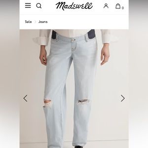 Madewell maternity jeans